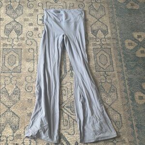 Gray Flared Leggings